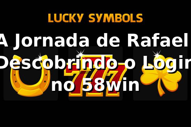 A Jornada de Rafael: Descobrindo o Login no 58win 🌟